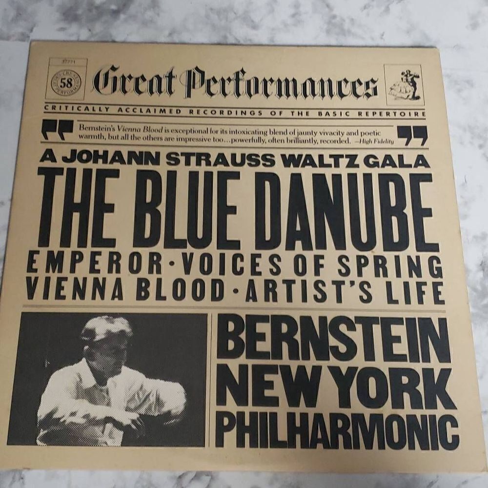 Great Performances A Johann Strauss Waltz Vinyl Record‎